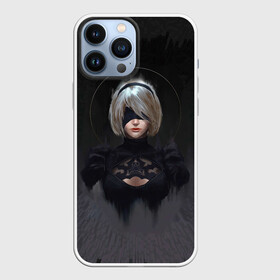 Чехол для iPhone 13 Pro Max с принтом Nier 3D в Екатеринбурге,  |  | Тематика изображения на принте: 2b | 3d | automata | game | nier | robots | yorha | андроид | аниме | блондинка | воин | девушка | игра | нир | робот | экшн