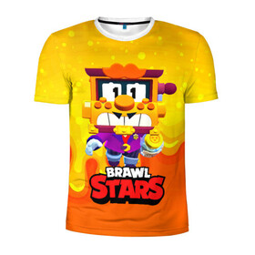 Мужская футболка 3D спортивная с принтом Грифф Griff Brawl Stars в Екатеринбурге, 100% полиэстер с улучшенными характеристиками | приталенный силуэт, круглая горловина, широкие плечи, сужается к линии бедра | brawl | brawl stars | brawlstars | brawl_stars | grif | griff | бравл | бравлстарс | грифф