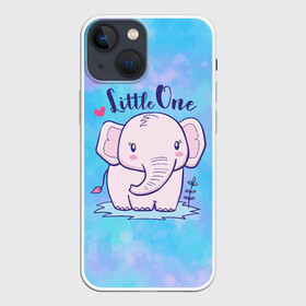 Чехол для iPhone 13 mini с принтом Маленький слоненок в Екатеринбурге,  |  | детеныш | милый | ребенок | слон | слоненок | слоник