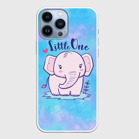 Чехол для iPhone 13 Pro Max с принтом Маленький слоненок в Екатеринбурге,  |  | детеныш | милый | ребенок | слон | слоненок | слоник