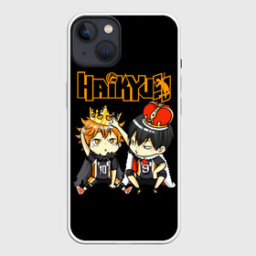 Чехол для iPhone 13 с принтом Тобио Кагеяма и Шоё Хината | Haikyu в Екатеринбурге,  |  | anime | haikyu | haikyuu | karasuno | manga | аниме | волейбол | волейбольный клуб | вороны | дети | карасуно | король площадки | манга | ниндзя шоё | старшая школа | тобио кагеяма | хаику | хаикую | шоё хината