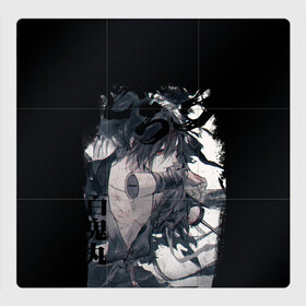 Магнитный плакат 3Х3 с принтом Хяккимару в Екатеринбурге, Полимерный материал с магнитным слоем | 9 деталей размером 9*9 см | demon | dororo | hyakkimaru | аниме | дайго | дороро | ронин | хяккимару