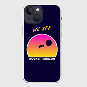 Чехол для iPhone 13 mini с принтом We are rocket horizon в Екатеринбурге,  |  | game | games | race | rocket league | гонка | гоночка | игра | игры | лига ракет | машинки | рокет лига | футбол