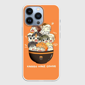 Чехол для iPhone 13 Pro с принтом Karasu kake gohan | Haikyuu в Екатеринбурге,  |  | anime | haikyu | haikyuu | karasuno | manga | аниме | асахи азумане | волейбол | волейбольный клуб | вороны | карасуно | коши сугавара | манга | рюноске танака | старшая школа | тобио кагеяма | хаику | хаикую | шоё хината