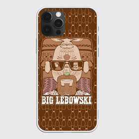 Чехол для iPhone 12 Pro с принтом The Big Lebowski в Екатеринбурге, силикон | область печати: задняя сторона чехла, без боковых панелей | Тематика изображения на принте: donny | dude | jeff bridges | the big lebowski | walter sobchak | большой лебовский | боулинг | вальтер собчак | джефф бриджес | донни | заяц | кегли | кролик | фильм | чувак