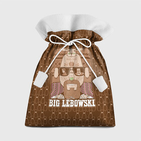 Подарочный 3D мешок с принтом The Big Lebowski в Екатеринбурге, 100% полиэстер | Размер: 29*39 см | donny | dude | jeff bridges | the big lebowski | walter sobchak | большой лебовский | боулинг | вальтер собчак | джефф бриджес | донни | заяц | кегли | кролик | фильм | чувак