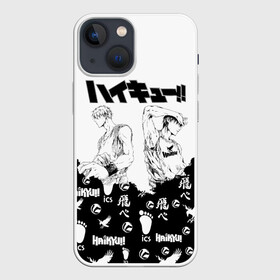 Чехол для iPhone 13 mini с принтом Волейбольный клуб Haikyu в Екатеринбурге,  |  | anime | haikyu | haikyuu | ics | karasuno | manga | аниме | волейбол | ворон | игроки | иероглифы | икс | карасуно | м | мазайка | манга | мяч | нога | старшая школа | ступня | хаику | хаикую