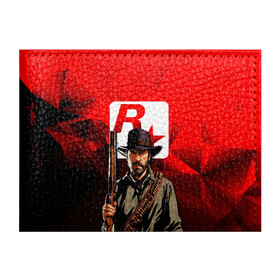 Обложка для студенческого билета с принтом ROCK STAR GAME в Екатеринбурге, натуральная кожа | Размер: 11*8 см; Печать на всей внешней стороне | game | red dead | red dead redemption 2 | redemption 2 | rockstar games | бандиты | дикий запад | игры | ковбои | оружие