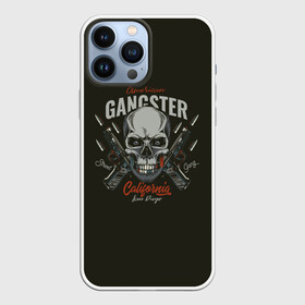 Чехол для iPhone 13 Pro Max с принтом GANGSTER в Екатеринбурге,  |  | gangster | skull | zombie | адамова голова | гангстер | зомби | кладбище | мафиози | мертвец | могила | мумия | навь | пират | скелет | ужас | череп | череп и кости | черепок | черепушка