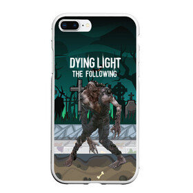 Чехол для iPhone 7Plus/8 Plus матовый с принтом Dying light Зараженный в Екатеринбурге, Силикон | Область печати: задняя сторона чехла, без боковых панелей | dying light | аномалия | зараженный | монстр | мутант | ужасы | урод | хоррор