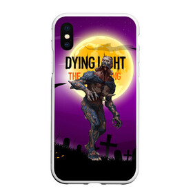 Чехол для iPhone XS Max матовый с принтом Dying light зомби в Екатеринбурге, Силикон | Область печати: задняя сторона чехла, без боковых панелей | dying light | аномалия | зараженный | монстр | мутант | ужасы | урод | хоррор