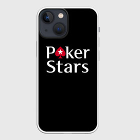 Чехол для iPhone 13 mini с принтом Poker Stars в Екатеринбурге,  |  | 777 | cards | casino | chips | flash | fortune | game | joker | luck | omaha | poker | roulette | straight | texas holdem | tournament | азарт | джокер | игра | казино | карты | омаха | покер | рулетка | стрит | техасский холдэм | турнир | удача | фишки |