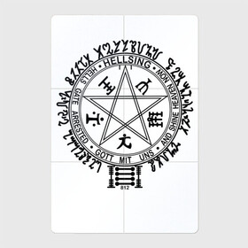 Магнитный плакат 2Х3 с принтом Hellsing Pentagram в Екатеринбурге, Полимерный материал с магнитным слоем | 6 деталей размером 9*9 см | anime | hellsing | ад | аниме | вампир | демон | демоны | дьявол | крутой подарок | пентаграмма | хелсинг