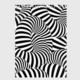 Скетчбук с принтом Гипнотическая абстракция в Екатеринбурге, 100% бумага
 | 48 листов, плотность листов — 100 г/м2, плотность картонной обложки — 250 г/м2. Листы скреплены сверху удобной пружинной спиралью | abstraction | background | hypnosis | hypnotic abstraction | stripes | texture | zebra | абстракция | гипноз | гипнотическая абстракция | зебра | полоски | текстура | фон