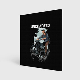 Холст квадратный с принтом Дерзкий Нейтан в Екатеринбурге, 100% ПВХ |  | game | games | uncharted | анчартед | дрейк | игра | игры | мото | мотоциклы | натан | нейтан