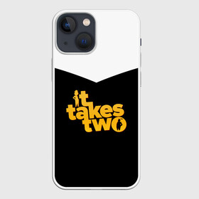 Чехол для iPhone 13 mini с принтом It takes two | Logo (Z) в Екатеринбурге,  |  | hakim | hazelight studios | it takes two | joy | mei | takes two | для этого нужны двое | коди | компьютерная игра | мей | мэй | нужны двое | радость | хаким