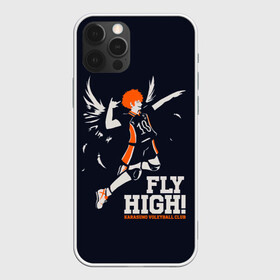 Чехол для iPhone 12 Pro Max с принтом fly high! Шоё Хината Haikyuu!! в Екатеринбурге, Силикон |  | 10 номер | anime | haikyu | haikyuu | hinata shoyo | karasuno | manga | аниме | волейбол | волейбольный клуб | иероглифы | карасуно | лети высоко | лого | манга | надпись | прыжок | старшая школа | хаику | хаикую