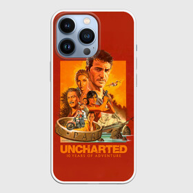 Чехол для iPhone 13 Pro с принтом 10 years Uncharted в Екатеринбурге,  |  | game | games | uncharted | анчартед | дрейк | игра | игры | натан | нейтан