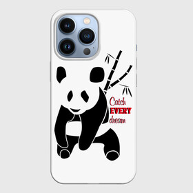 Чехол для iPhone 13 Pro с принтом Панда и сон в Екатеринбурге,  |  | животные | звери | лень | медведь | отдых | панда | природа | сон | усталость