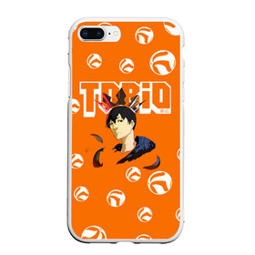 Чехол для iPhone 7Plus/8 Plus матовый с принтом Тобио Кагеяма корона Haikyuu!! в Екатеринбурге, Силикон | Область печати: задняя сторона чехла, без боковых панелей | Тематика изображения на принте: 2 номер | anime | haikyu | haikyuu | king of the court | manga | аниме | волейбол | волейбольный клуб | кагеяма | король | король площадки | манга | мяч | старшая карасуно | тобио | хаику | хаикую