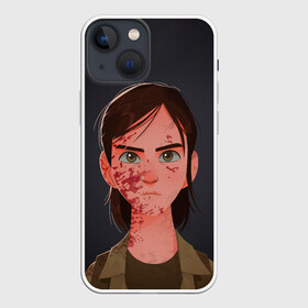 Чехол для iPhone 13 mini с принтом Элли в крови в Екатеринбурге,  |  | game | games | the last of us | апокалипсис | зомби | игра | игры | ласт оф ас | один из нас | последний из нас | элли