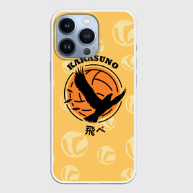 Чехол для iPhone 13 Pro с принтом Старшая школа Карасуно Haikyu в Екатеринбурге,  |  | anime | haikyu | haikyuu | karasuno | karasuno high | manga | аниме | волейбол | волейбольный клуб | ворон | вороны | карасуно | крылья | лого | логотип | манга | надпись | птица | старшая школа | хаику | хаикую