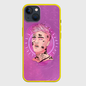 Чехол для iPhone 13 с принтом Purpule Peep в Екатеринбурге,  |  | hip hop | lil peep | rap | rep | густав элайджа | дшд зууз | исполнители | исполнитель | лил пип | музыка | реп