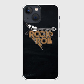 Чехол для iPhone 13 mini с принтом Rock n Roll Гитара в Екатеринбурге,  |  | rock | rock n roll | roll | гитара | гитарист | музыкант | рок