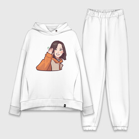 Женский костюм хлопок Oversize с принтом Haseul в Екатеринбурге,  |  | bts | clc | haseul sticker | kpop | кейпоп