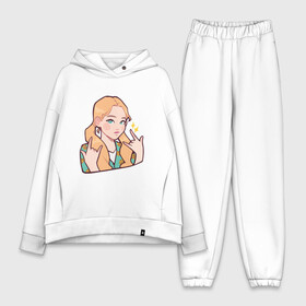 Женский костюм хлопок Oversize с принтом Go Won в Екатеринбурге,  |  | bts | gowon sticker | ikon