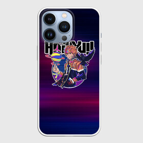 Чехол для iPhone 13 Pro с принтом Шоё Хината киберпанк Haikyu в Екатеринбурге,  |  | 10 номер | haikyu | haikyuu | hinata shoyo | karasuno | аниме | волейбол | волейбольный клуб | карасуно | коротышка | красный | мальчик мяч | манга | рыжик | старшая школа | хаикую | чиби чан | шоё хината