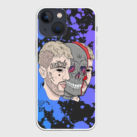 Чехол для iPhone 13 mini с принтом Lil Scull в Екатеринбурге,  |  | hip hop | lil peep | rap | rep | густав элайджа | дшд зууз | исполнители | исполнитель | лил пип | музыка | реп