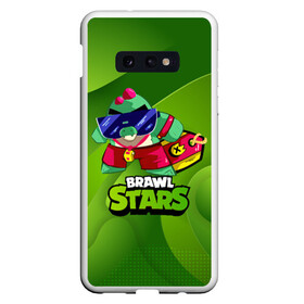 Чехол для Samsung S10E с принтом Базз Buzz Brawl Stars Green в Екатеринбурге, Силикон | Область печати: задняя сторона чехла, без боковых панелей | Тематика изображения на принте: brawl | brawl stars | brawlstars | brawl_stars | buz | buzz | баз | базз | бравл | бравлстарс | буз