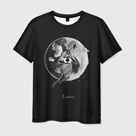 Мужская футболка 3D с принтом Eclipse в Екатеринбурге, 100% полиэфир | прямой крой, круглый вырез горловины, длина до линии бедер | hip hop | pyrokinesis | rap | rep | андрей фёдорович | исполнители | исполнитель | музыка | пирокинезис | пирокинесис | реп
