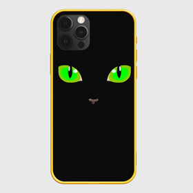 Чехол для iPhone 12 Pro Max с принтом КОШАЧЬИ ГЛАЗКИ в Екатеринбурге, Силикон |  | cat | cat eyes | eyes | аниме | взгляд | глаза | глаза кошки | глазки | животные | зелёный | киса | кот | коте | котейка | котенок | котэ | котя | кошачий глаз | кошачьи глаза | кошечка | кошка | мордочка