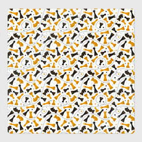 Магнитный плакат 3Х3 с принтом Шахматные Фигуры в Екатеринбурге, Полимерный материал с магнитным слоем | 9 деталей размером 9*9 см | chess | игра | король | ладья | математика | пешка | ферзь | чёрно белые | шах и мат | шахматист | шахматная доска | шахматные фигуры | шахматы