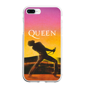 Чехол для iPhone 7Plus/8 Plus матовый с принтом Queen | Freddie Mercury (Z) в Екатеринбурге, Силикон | Область печати: задняя сторона чехла, без боковых панелей | freddie mercury | music | queen | брайан мэй | глэм рок | джон дикон | королева | музыка | поп рок | роджер тейлор | фредди меркьюри | хард рок