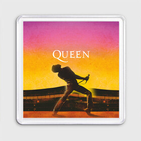 Магнит 55*55 с принтом Queen | Freddie Mercury (Z) в Екатеринбурге, Пластик | Размер: 65*65 мм; Размер печати: 55*55 мм | freddie mercury | music | queen | брайан мэй | глэм рок | джон дикон | королева | музыка | поп рок | роджер тейлор | фредди меркьюри | хард рок