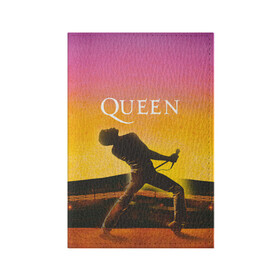 Обложка для паспорта матовая кожа с принтом Queen | Freddie Mercury (Z) в Екатеринбурге, натуральная матовая кожа | размер 19,3 х 13,7 см; прозрачные пластиковые крепления | Тематика изображения на принте: freddie mercury | music | queen | брайан мэй | глэм рок | джон дикон | королева | музыка | поп рок | роджер тейлор | фредди меркьюри | хард рок