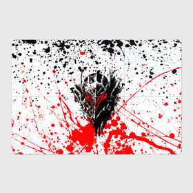 Магнитный плакат 3Х2 с принтом Броня Берсерка в Екатеринбурге, Полимерный материал с магнитным слоем | 6 деталей размером 9*9 см | berserk | аниме | берсерк | броня берсерка | мультсериал | черная маска