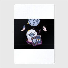 Магнитный плакат 2Х3 с принтом Магия в Екатеринбурге, Полимерный материал с магнитным слоем | 6 деталей размером 9*9 см | бабочки | блёстки | волшебство | гадалка | гадание | глаз | глаза | звезда | звёзды | змеи | змея | карты | карты таро | кристал | магия | мотылёк | мотыльки | растения | рука | руки | таро | хрустальный