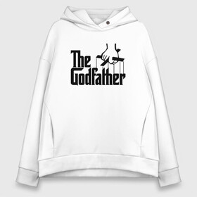 Женское худи Oversize хлопок с принтом The Godfather в Екатеринбурге, френч-терри — 70% хлопок, 30% полиэстер. Мягкий теплый начес внутри —100% хлопок | боковые карманы, эластичные манжеты и нижняя кромка, капюшон на магнитной кнопке | al pacino | don | don michael corleone | drama | father | gangster | logo | marlon brando | movie | the godfather | аль пачино | гангстер | дон | дон вито корлеоне | дон майкл корлеоне | драма | крестный отец | лого | марлон брандо | оскар |