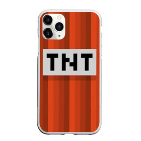 Чехол для iPhone 11 Pro матовый с принтом TNT в Екатеринбурге, Силикон |  | игры | красный | лето | майнкрафт | тнт