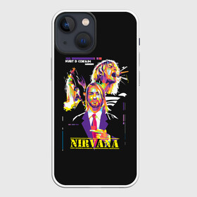 Чехол для iPhone 13 mini с принтом Kurt Cobain в Екатеринбурге,  |  | alternative | kurt cobain | metall | music | nirvana | rock | альтернатива | курт кобейн | курт кобэйн | металл | музыка | нирвана | нирванна | рок