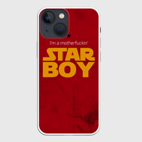 Чехол для iPhone 13 mini с принтом The Weeknd   Star Boy в Екатеринбурге,  |  | blinding lights | music | pop | star boy | the weekend | the weeknd | музыка | уикенд