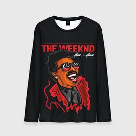 Мужской лонгслив 3D с принтом The Weeknd - After Hours в Екатеринбурге, 100% полиэстер | длинные рукава, круглый вырез горловины, полуприлегающий силуэт | blinding lights | music | pop | star boy | the weekend | the weeknd | музыка | уикенд