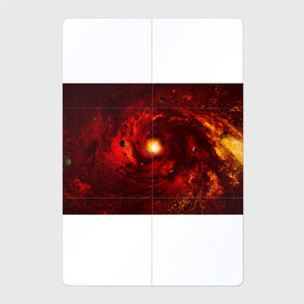 Магнитный плакат 2Х3 с принтом КОСМИЧЕСКИЙ ВИХРЬ в Екатеринбурге, Полимерный материал с магнитным слоем | 6 деталей размером 9*9 см | вселенная | галактика | звёзды | земля | космос | лучи | планеты | сияние | солнце