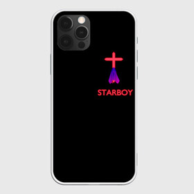 Чехол для iPhone 12 Pro с принтом STARBOY - The Weeknd в Екатеринбурге, силикон | область печати: задняя сторона чехла, без боковых панелей | blinding lights | music | pop | star boy | the weekend | the weeknd | музыка | уикенд