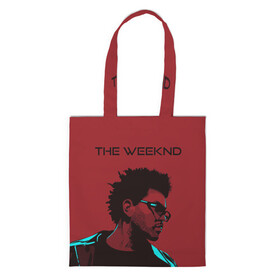 Шоппер 3D с принтом the weeknd в Екатеринбурге, 100% полиэстер | Плотность: 200 г/м2; Размер: 34×35 см; Высота лямок: 30 см | blinding lights | music | pop | star boy | the weekend | the weeknd | музыка | уикенд