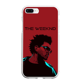 Чехол для iPhone 7Plus/8 Plus матовый с принтом the weeknd в Екатеринбурге, Силикон | Область печати: задняя сторона чехла, без боковых панелей | blinding lights | music | pop | star boy | the weekend | the weeknd | музыка | уикенд